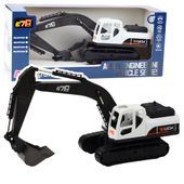 KOPARKA BIAŁA Z RUCHOMĄ ŁYŻKĄ