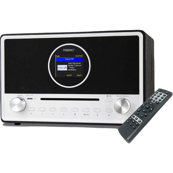 Radio Internetowe Jak Audizio Lucca DAB+ FM Bluetooth odtwarzacz CD USB AUX zdjęcie 1