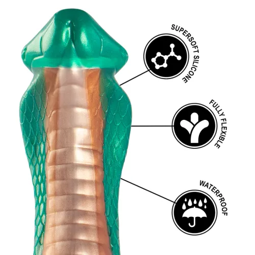 epic python cobra zielony - model silikonowy inspirowany mitologią, 205 mm na Arena.pl