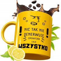 Złoty Kubek Premium Dla Operatora Prezent Z Nadrukiem Ze Zdjęciem