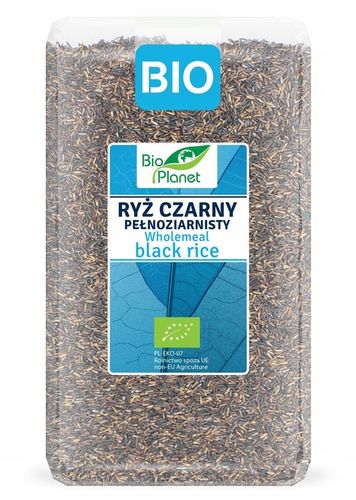 RYŻ CZARNY PEŁNOZIARNISTY BIO 1 kg - BIO PLANET na Arena.pl