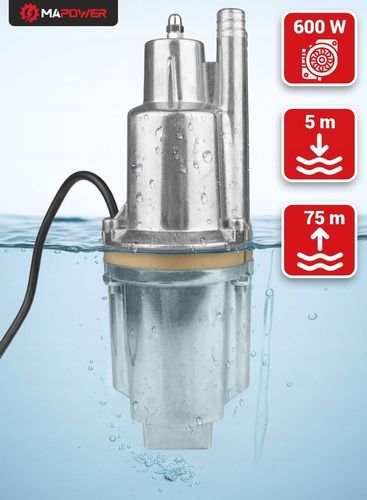 POMPA DO WODY CZYSTEJ GŁĘBINOWA ZATAPIALNA RUSKA NUREK MEMBRANOWA 600W na Arena.pl