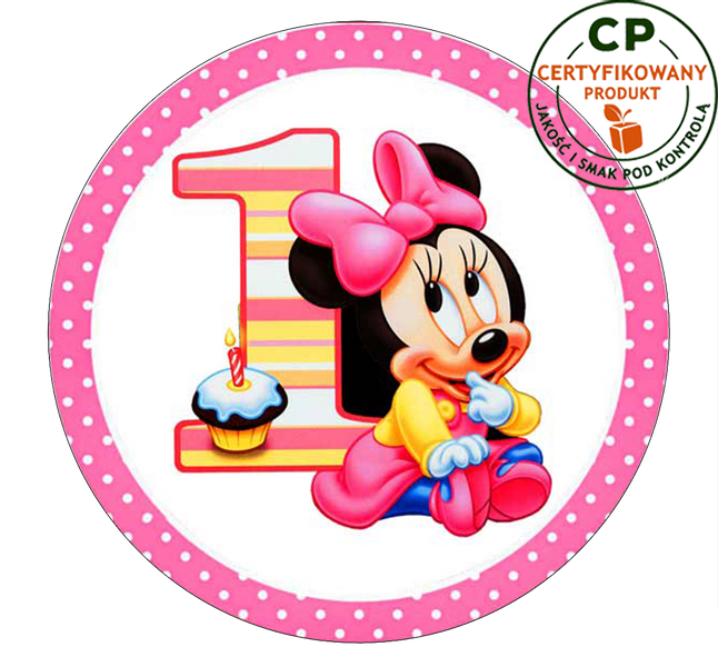 Opłatek na tort - na Roczek zdjęcie 1