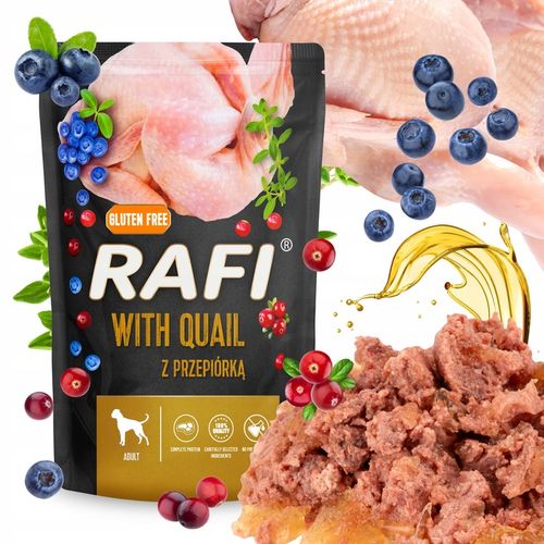 MOKRA KARMA DOLINA NOTECI RAFI ADULT BEZ ZBÓŻ SASZETKA MIX SMAKÓW 24 x 500G na Arena.pl