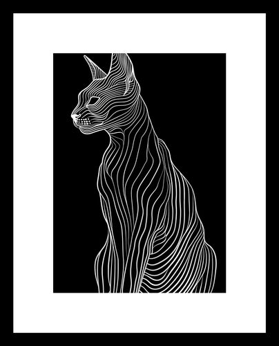 Plakat 13x18cm Minimalny Kontur na Arena.pl