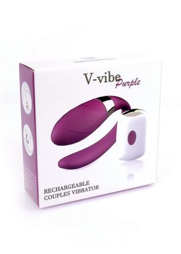 stymulator-v-vibe purple usb 7 function / remote control na Arena.pl