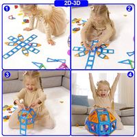 EDUKACYJNE MONTESSORI MAGNETYCZNE KLOCKI 84EL + ORGANIZATOR ZABAWKA PREZENT