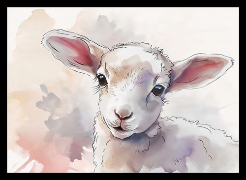 Plakat 35x25cm Mała Owieczka na Arena.pl