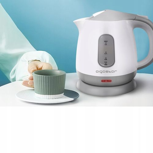 Maly Czajnik Elektryczny 1L Aigostar Juliet 1100 W srebrny/szary na Arena.pl