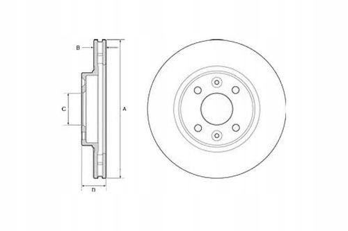 TARCZA HAM PRZOD 258X22 V na Arena.pl