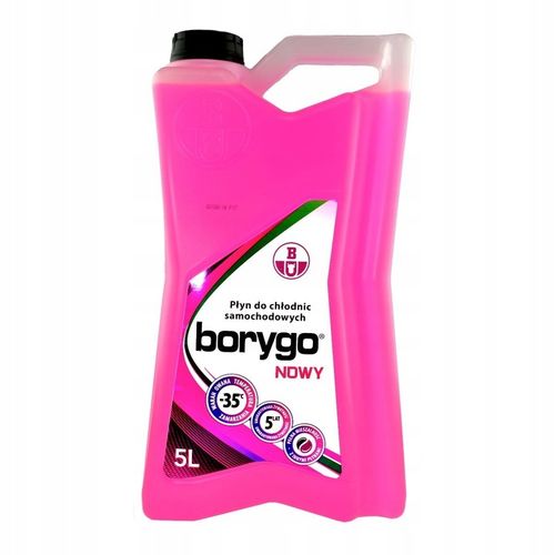 PŁYN DO CHŁODNIC BORYGO NOWY CZERWONY 5L B004 na Arena.pl