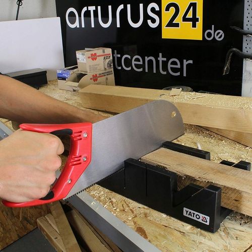 YATO PIŁĄ RĘCZNA DO DREWNA + SKRZYNKA 300mm UCIOSOWA PRZYRŻNIA YATO YT-3150 na Arena.pl