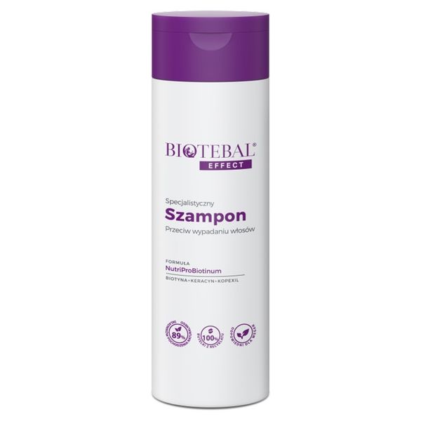 BIOTEBAL EFFECT SZAMPON PRZECIW WYPADANIU 200ml zdjęcie 2