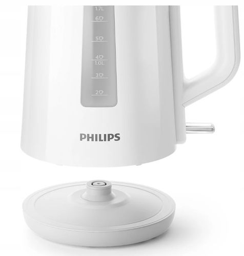 BIAŁY CZAJNIK 1.7L ELEKTRYCZNY BEZPRZEWODWY DUŻY HD 9318/70 2200W PHILIPS na Arena.pl