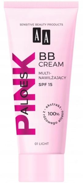 AA PINK ALOES Krem BB SPF15 30 ml 01 LIGHT zdjęcie 1