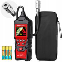 DETEKTOR WYCIEKU GAZÓW EKRAN LCD ALARM PROPAN BUTAN GAZ ZIEMNY I INNE PALNE