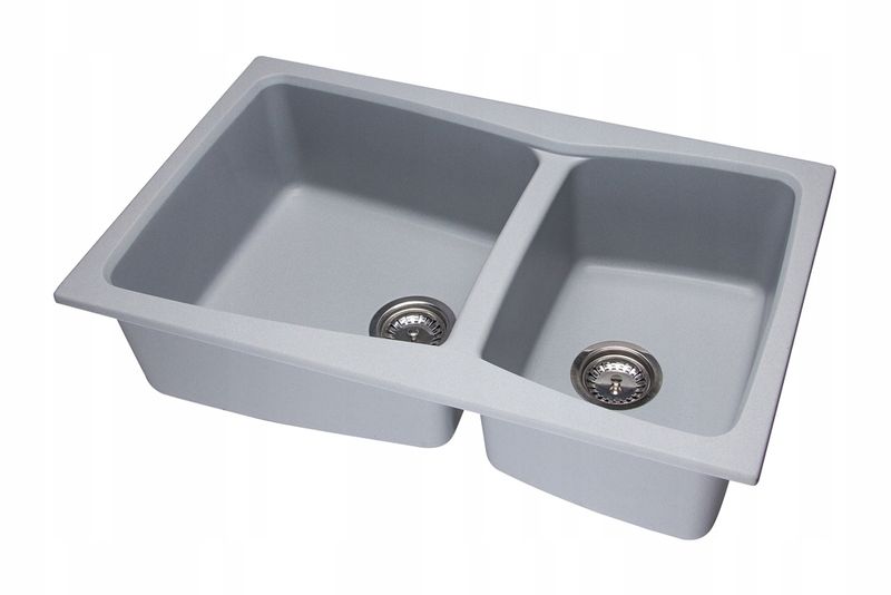 ZLEW ZLEWOZMYWAK GRANIT 8 kolorów 80x50 + SYFON zdjęcie 3