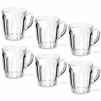 ZESTAW SZKLANEK KUBKI Z UCHEM TADAR MIRA 250 ML