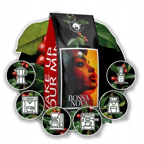 Kawa ziarnista 1kg x2 Bossa Nova + Toucano 100% Arabica +GRATIS na Arena.pl