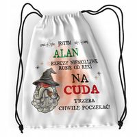 Plecak Dla Alana Sportowy Szkolny Worek Torba Z Nadrukiem Ze Zdjęciem