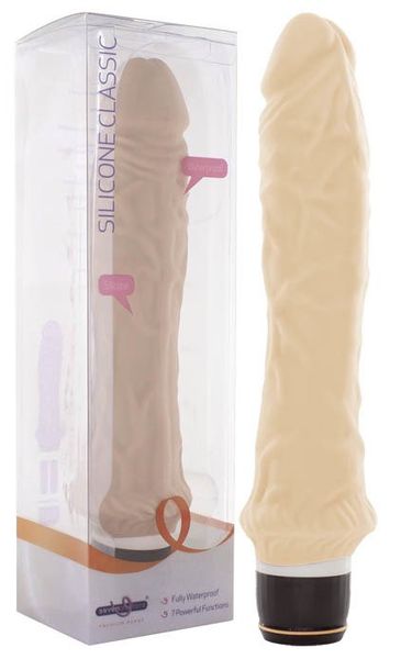 Wibrator Silikonowy Długi Silicone Classic zdjęcie 1