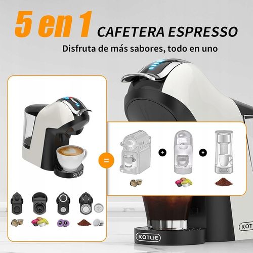 KAPSUŁKOWY EKSPRES DO KAWY KOTLIE EM-308A 1400W BIAŁY na Arena.pl