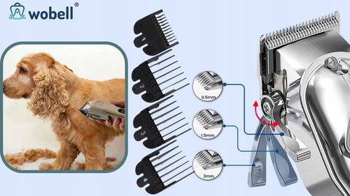 Maszynka do strzyżenia zwierząt dla psa kota golarka cicha profesjonalna na Arena.pl