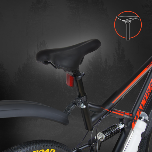 Rower Górski MTB MalTrack Target RED-SILVER 26" na Arena.pl