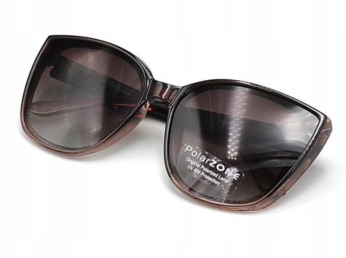 Okulary przeciwsłoneczne damskie polaryzacyjne z etui worek Polarzone UV400 na Arena.pl