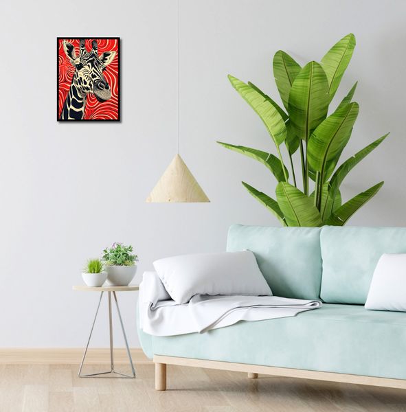 Plakat 30x40cm Wzrok Żyrafy zdjęcie 4