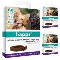 Obroża na pchły i kleszcze dla dużych psów 60cm 3szt. działa do 6-miesięcy