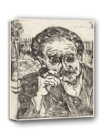 Dr Gachet Man with a Pipe, Vincent van Gogh - obraz na płótnie 20x30 cm