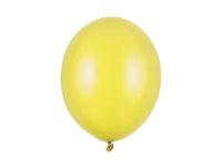 Balony metallic żółte strong, 30 cm 10 szt.