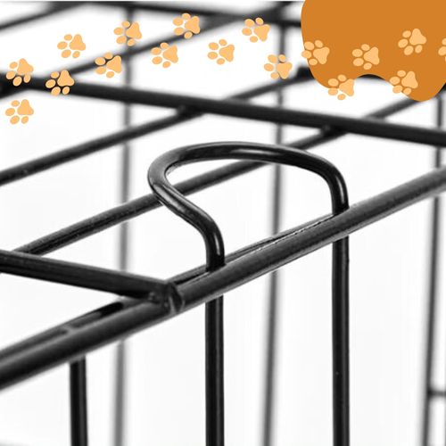 Klatka dla psa 77x57x48cm L kojec transporter dla średnich ras do 18 kg na Arena.pl