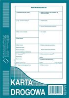karta drogowa numerowana a5 815-3-n