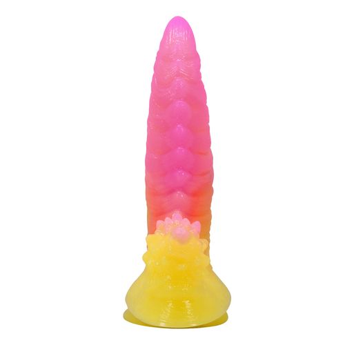 Monster Dildo Flamebeast Ze Stymulatorem Łechtaczki Power Monsters 22,5 Cm na Arena.pl