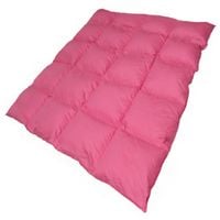 Kołdra puchowa 160x200 1400g CAŁOROCZNA KREMOWA lub RÓŻOWA lub BIAŁA