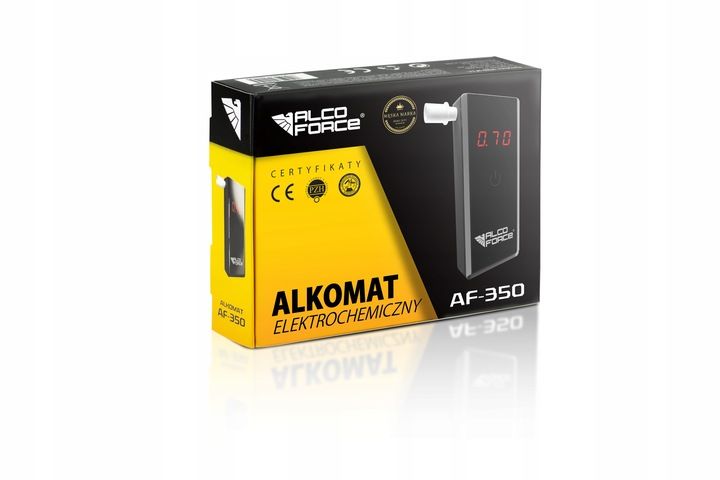Alkomat AlcoForce AF-350 + kalibracja + ustniki zdjęcie 6