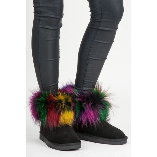 Skórzane mukluki multicolor r.37 na Arena.pl