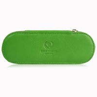 skórzane etui na okulary piórnik zielony vintage paolo peruzzi t-82-gr