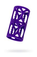 a toys, penis sleeve, silicone, purple, 7.5 cm