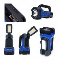 Lampa led 1000lm bateria 8000mah kraft&dele usb-c KD1262