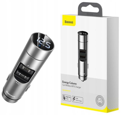 Baseus Transmiter Fm Bluetooth Ładowarka 2X Usb na Arena.pl