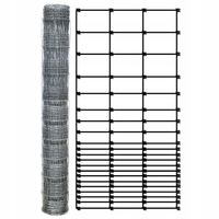 SIATKA LEŚNA 180/21/30 G12 - rolka 50m OCYNKOWANA do pola sady lasy budowa