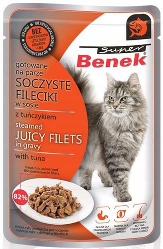 Benek Mokra karma Fileciki Saszetki dla kota Mix Smaków 32x85g na Arena.pl