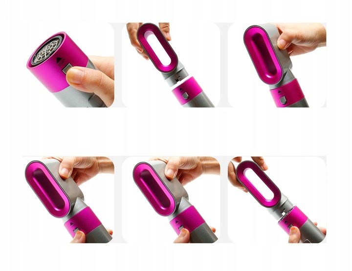 Lokówko-suszarka 5 w 1 szczotka do stylizacji włosów lokówka do włosów zdjęcie 5