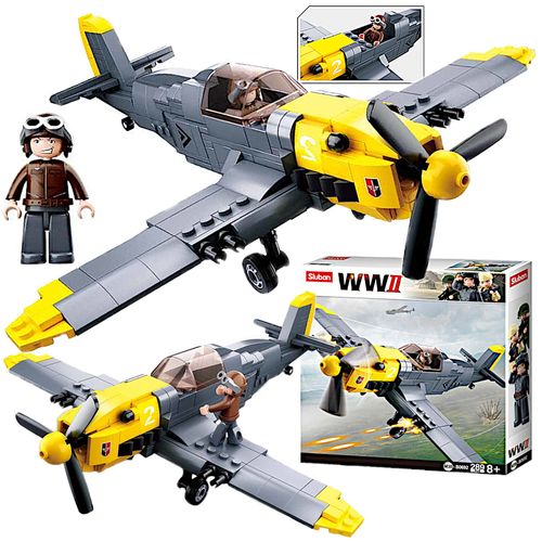 Klocki Wojsko Myśliwiec Messerschmitt BF 109 na Arena.pl