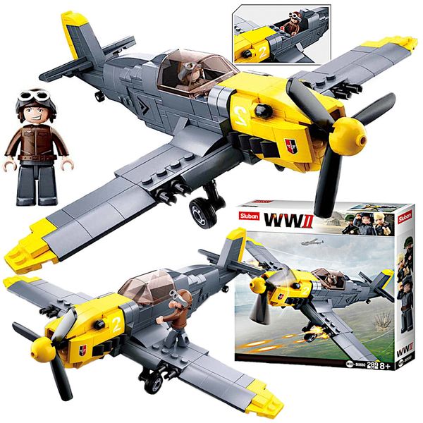 Klocki Wojsko Myśliwiec Messerschmitt BF 109 zdjęcie 8