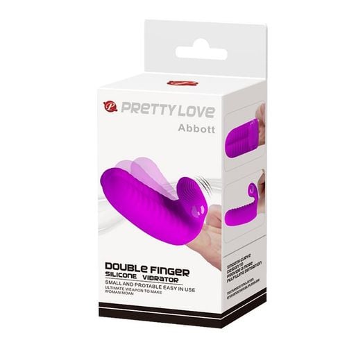 PRETTY LOVE - Abbott Double finger silicone Vibrator na Arena.pl