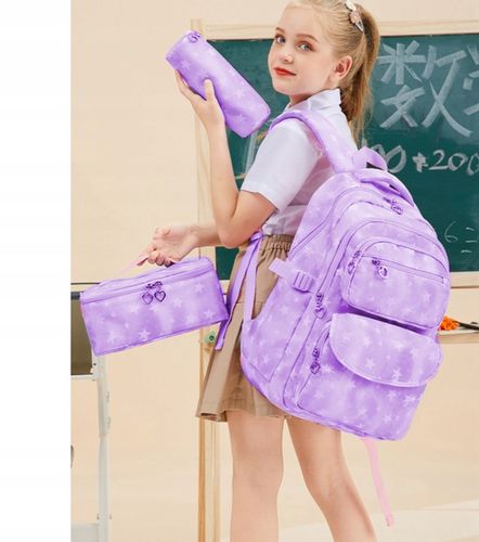 PLECAK SZKOLNY TOREBKA PIÓRNIK ZESTAW MŁODZIEŻOWY POJEMNY kl. 1-3 na Arena.pl